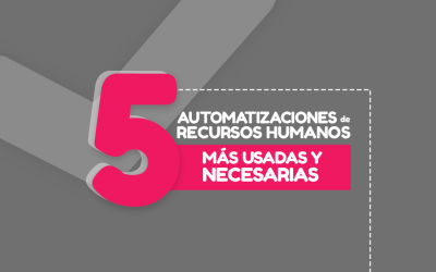 Las 5 automatizaciones de Recursos Humanos más usadas y necesarias