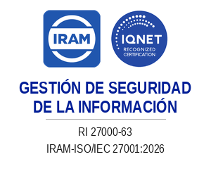 Sello IRAM e IQNET - Gestion de Seguridad de la Informacion